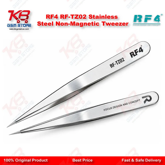 RF4 RF-TZ02 Stainless Steel Non-Magnetic Tweezer