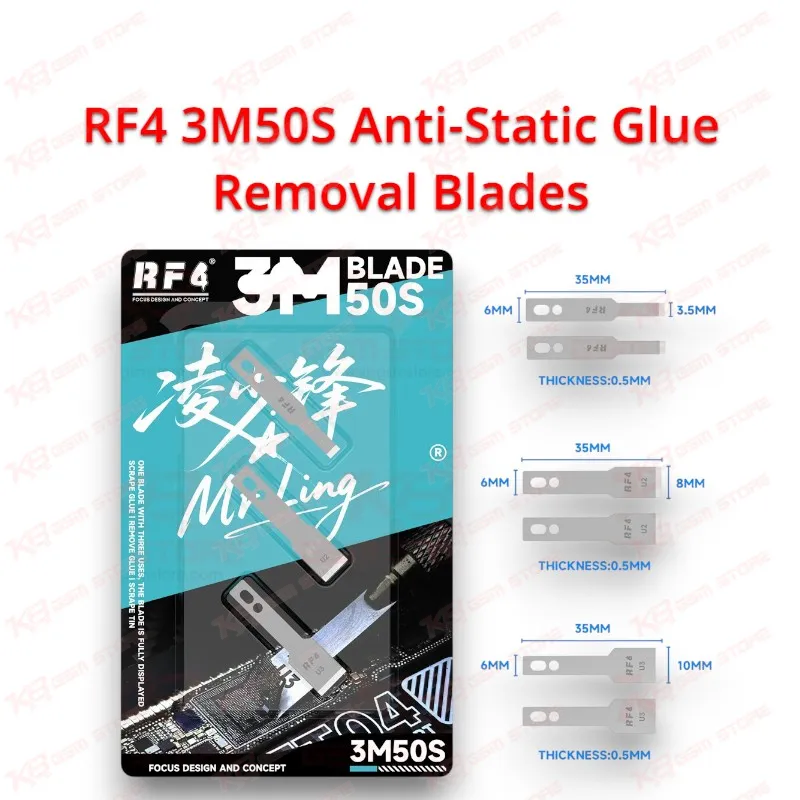 RF4 3M50S Anti-Static Glue Removal Blades