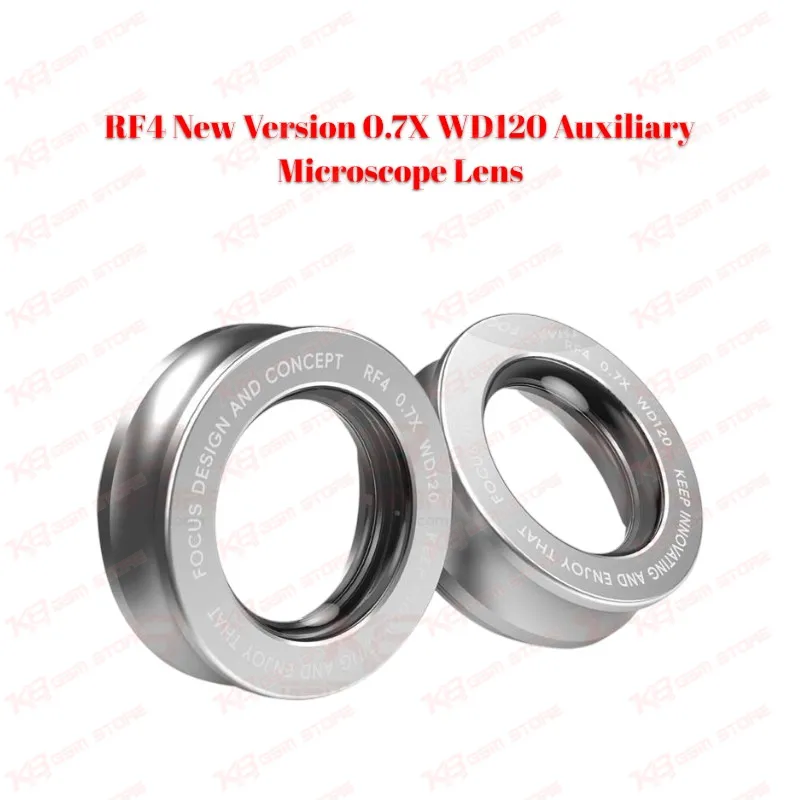 RF4 New Version 0.7X WD120 Auxiliary Microscope Lens