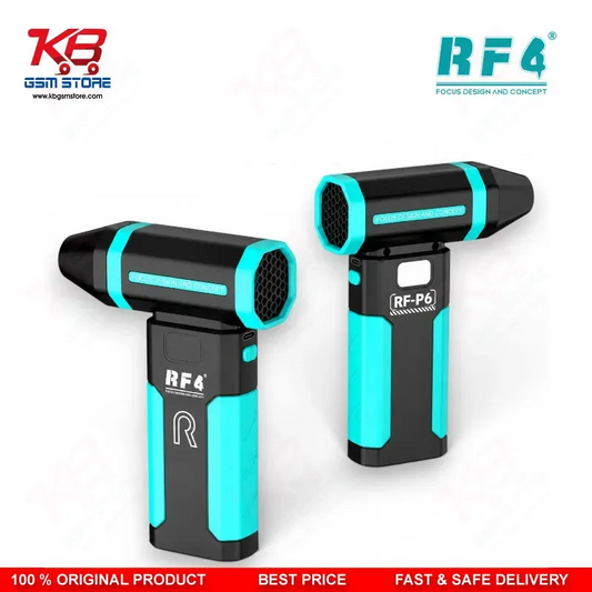RF4 RF-P6 Portable Mini Cooling Fan 6000mAh Rechargeable Air Blower for Mobile Repair
