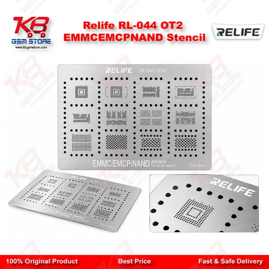 Relife RL-044 OT2 EMMC/EMCP/NAND Stencil