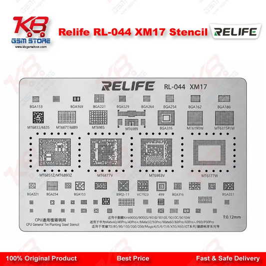 Relife RL-044 XM17 Stencil
