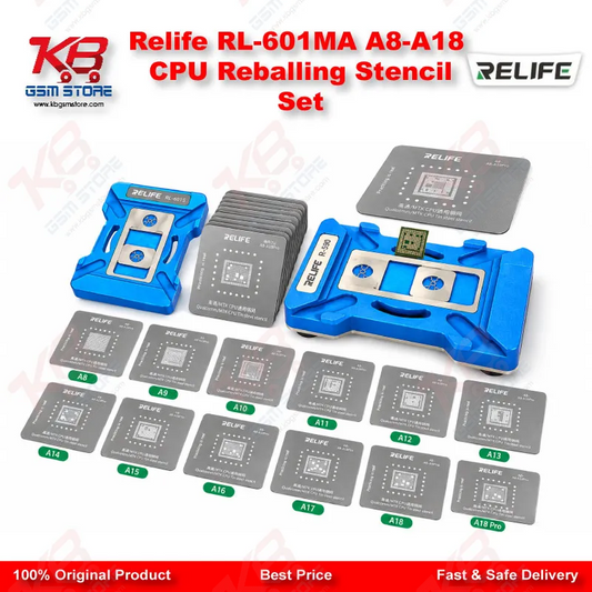 Relife RL-601MA A8-A18 CPU Reballing Stencil Set