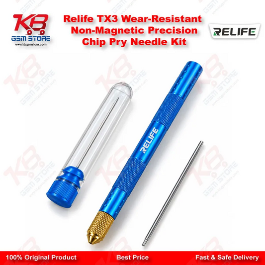 Relife TX3 Wear-Resistant Non-Magnetic Precision Chip Pry Needle Kit