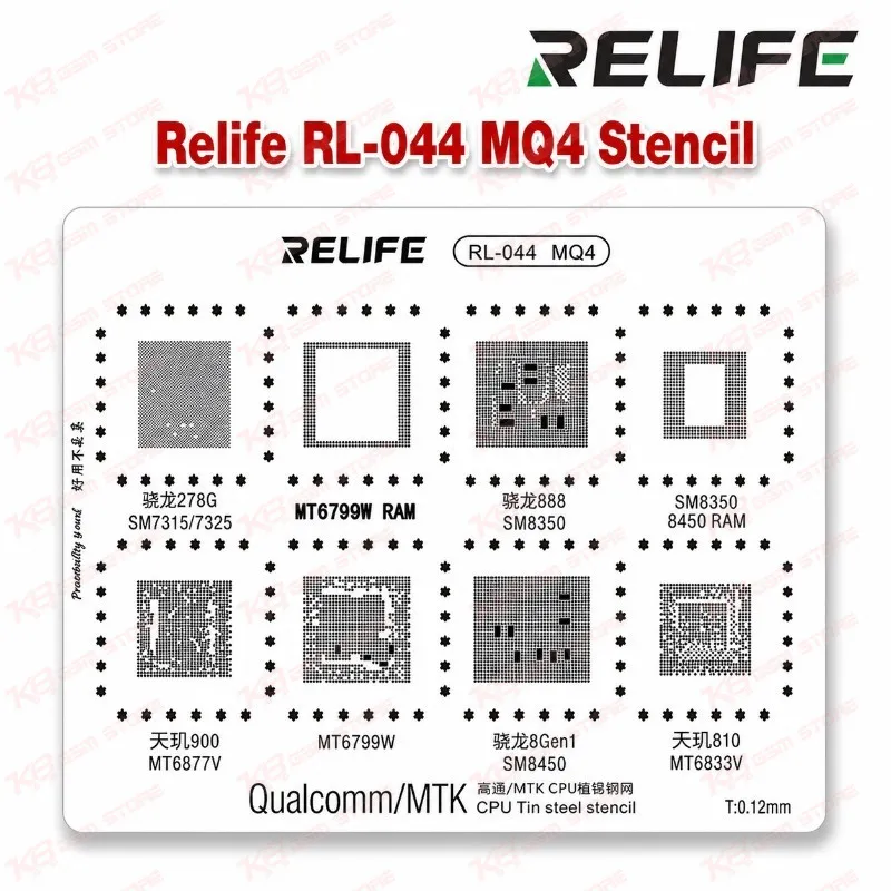 Relife RL-044 MQ4 Stencil