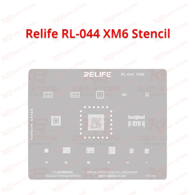 Relife RL-044 XM6 Stencil