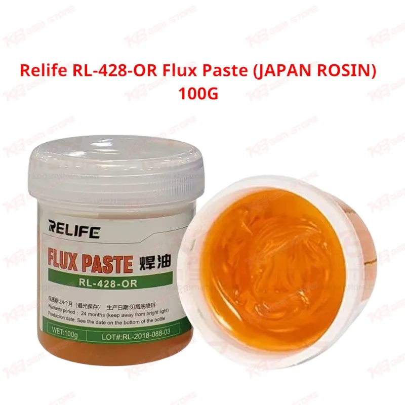 Relife RL-428-OR Flux Paste (JAPAN ROSIN) 100G