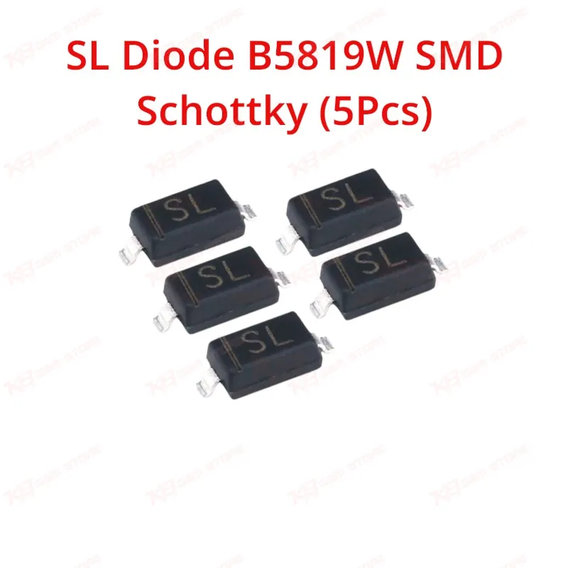 SL Diode B5819W SMD Schottky (5Pcs)