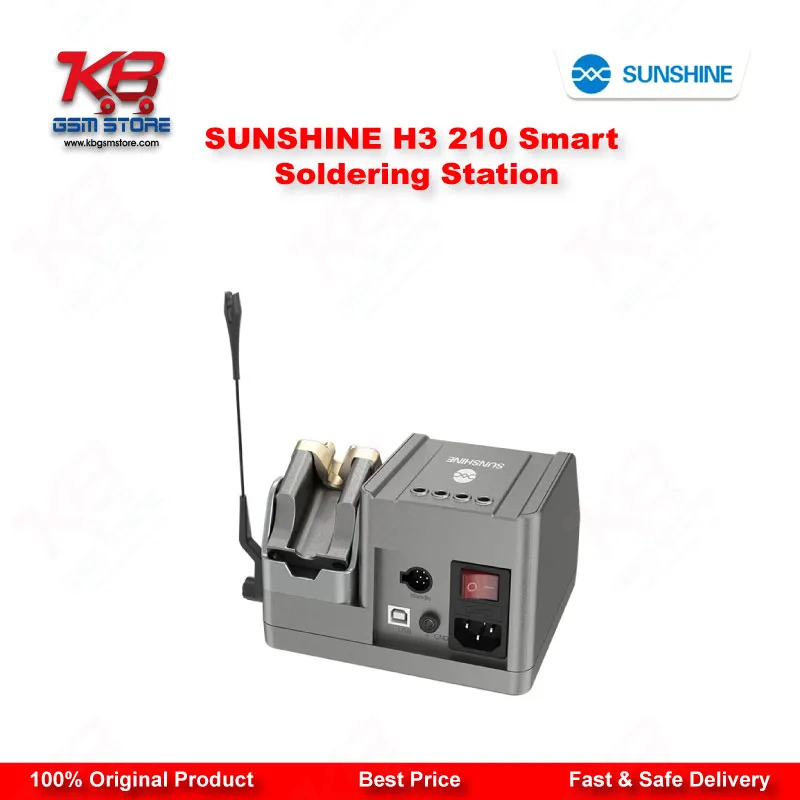 SUNSHINE H3 210 Smart Soldering Station – 2S Rapid Heating, LCD, 3-Channel Memory (T115/T210/T245)
