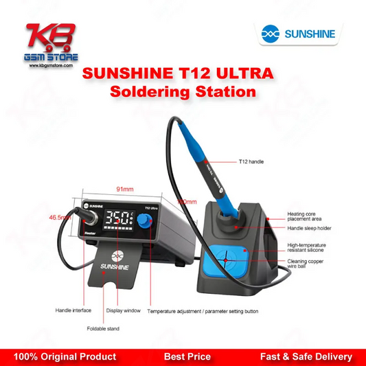 SUNSHINE T12 ULTRA Soldering Station for Mobile Chip Repair & Motherboard Rework