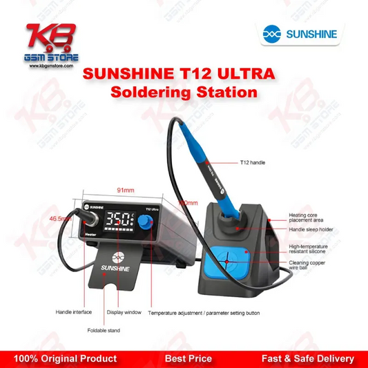 SUNSHINE T12 ULTRA Soldering Station for Mobile Chip Repair & Motherboard Rework