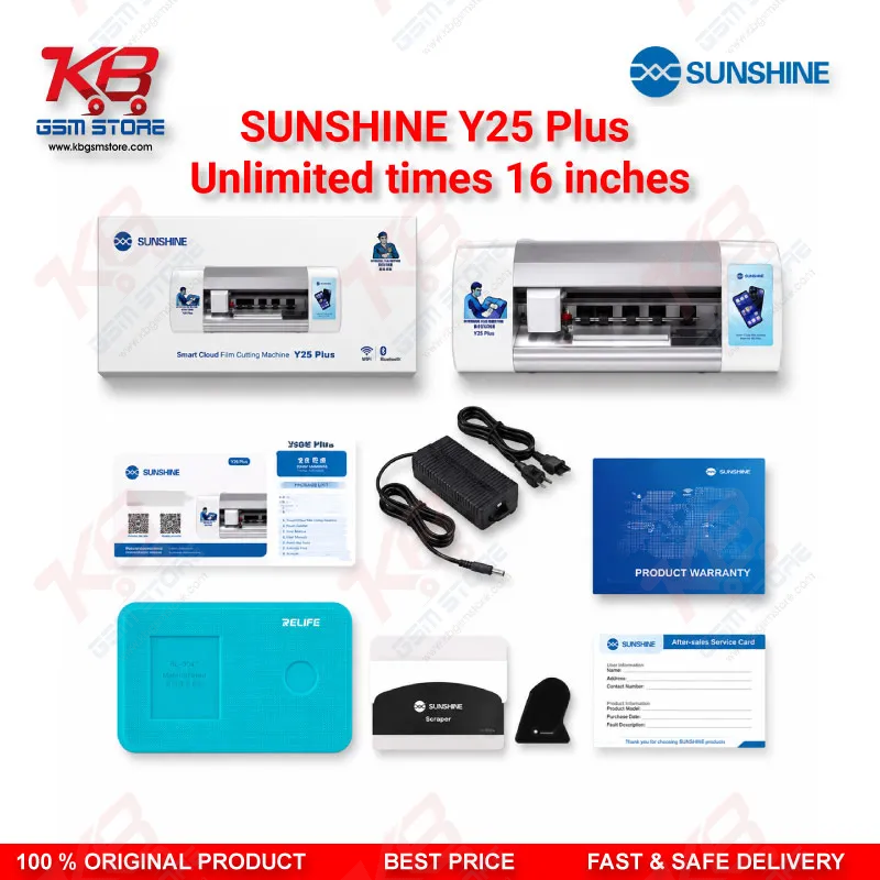 SUNSHINE Y25 Plus Hydrogel Film Cutting Machine - Unlimited Times 16 Inch Smart Cutter