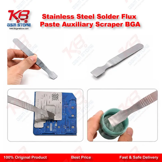 Stainless Steel Solder Flux Paste Auxiliary Scraper BGA