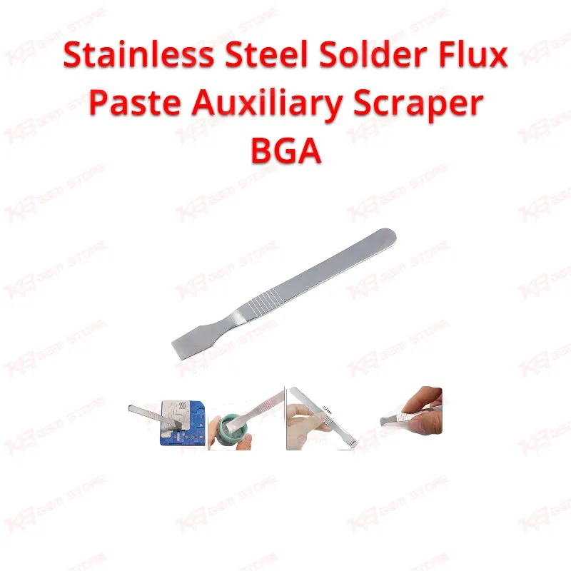 Stainless Steel Solder Flux Paste Auxiliary Scraper BGA
