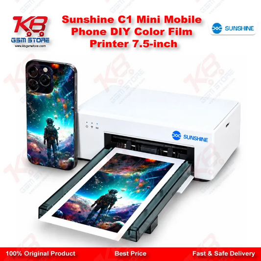 Sunshine C1 Mini Mobile Phone DIY Color Film Printer 7.5-inch