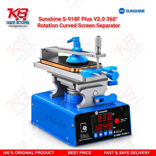 Sunshine S-918F Plus V2.0 360° Rotation Curved Screen Separator – 5-in-1
