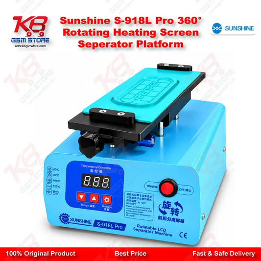 Sunshine S-918L Pro 360° Rotating Heating Screen Seperator Platform