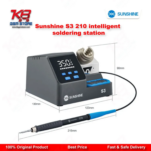 SUNSHINE S3 210 Intelligent Soldering Station – 60W Fast Heating Repair Tool