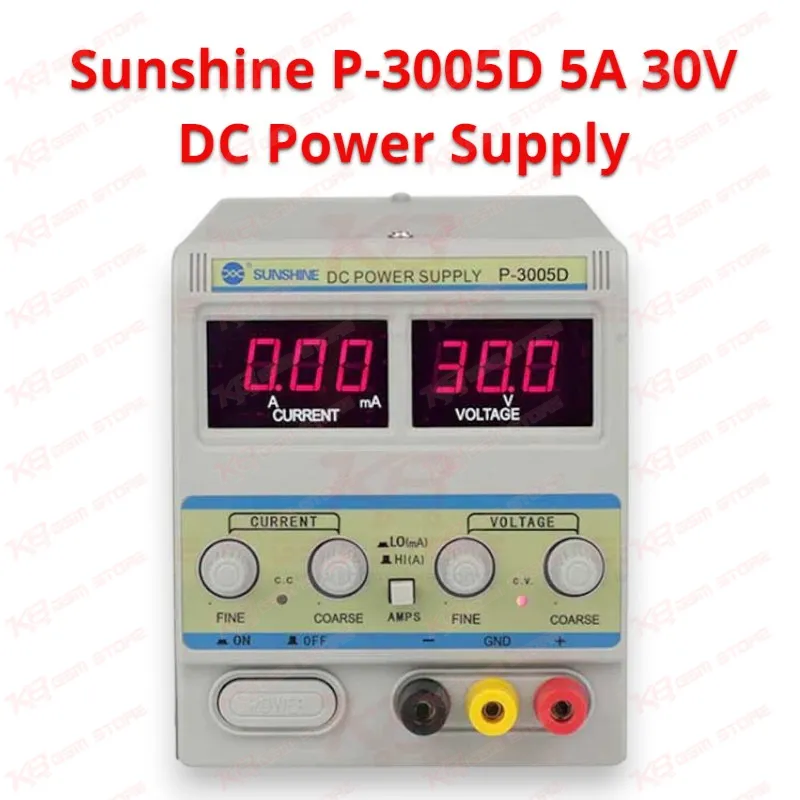 Sunshine P-3005D 5A 30V DC Power Supply