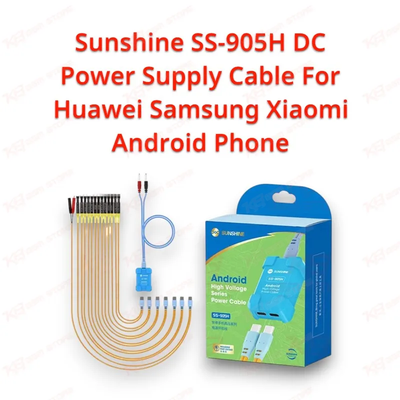 Sunshine SS-905H DC Power Supply Cable For Huawei Samsung Xiaomi Android Phone