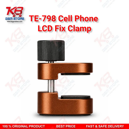 TE-798 LCD Screen Fastening Clamp – Adjustable Metal Fixture for Mobile & Tablet Repair (4Pcs Set)