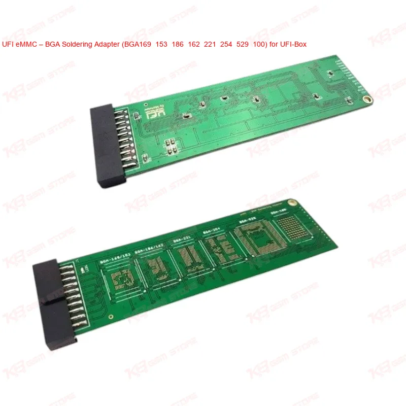UFI eMMC – BGA Soldering Adapter (BGA169 153 186 162 221 254 529 100) for UFI-Box