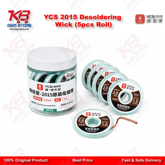 YCS 2015 Desoldering Wick (5pcs Roll)