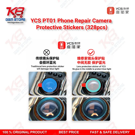 YCS PT01 Phone Repair Camera Protective Stickers (328pcs)