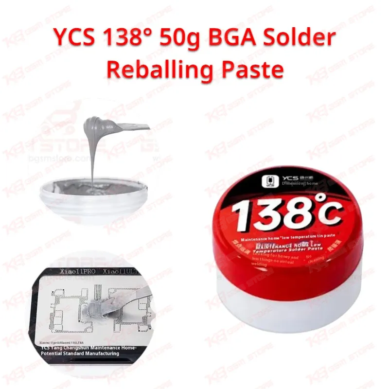 YCS 138° 50g BGA Solder Reballing Paste