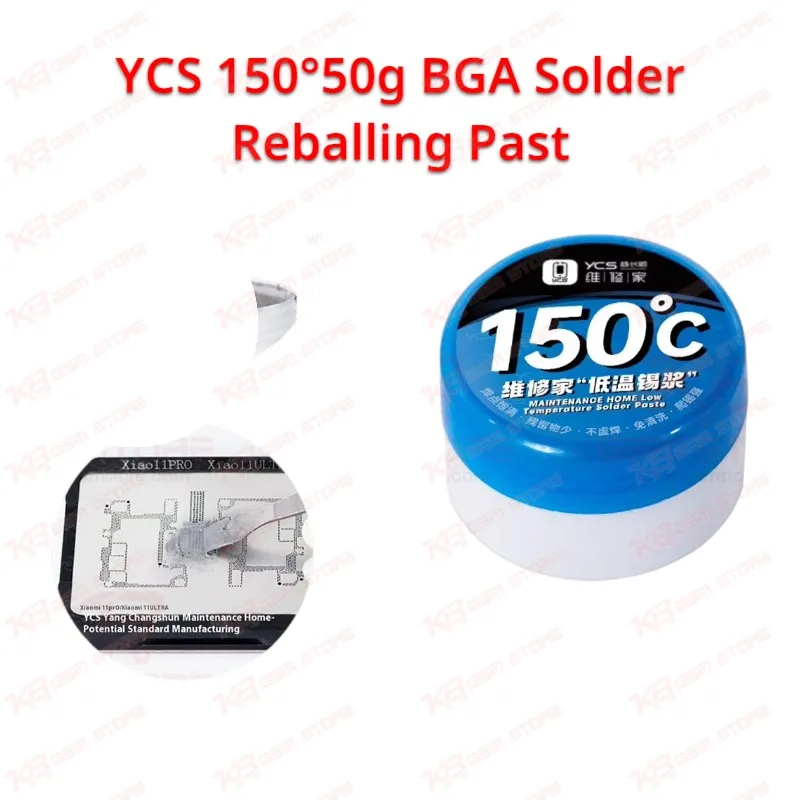 YCS 150°50g BGA Solder Reballing Past