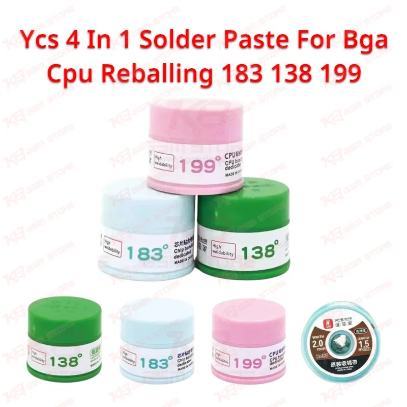 Ycs 4 In 1 Solder Paste For Bga Cpu Reballing 183 138 199