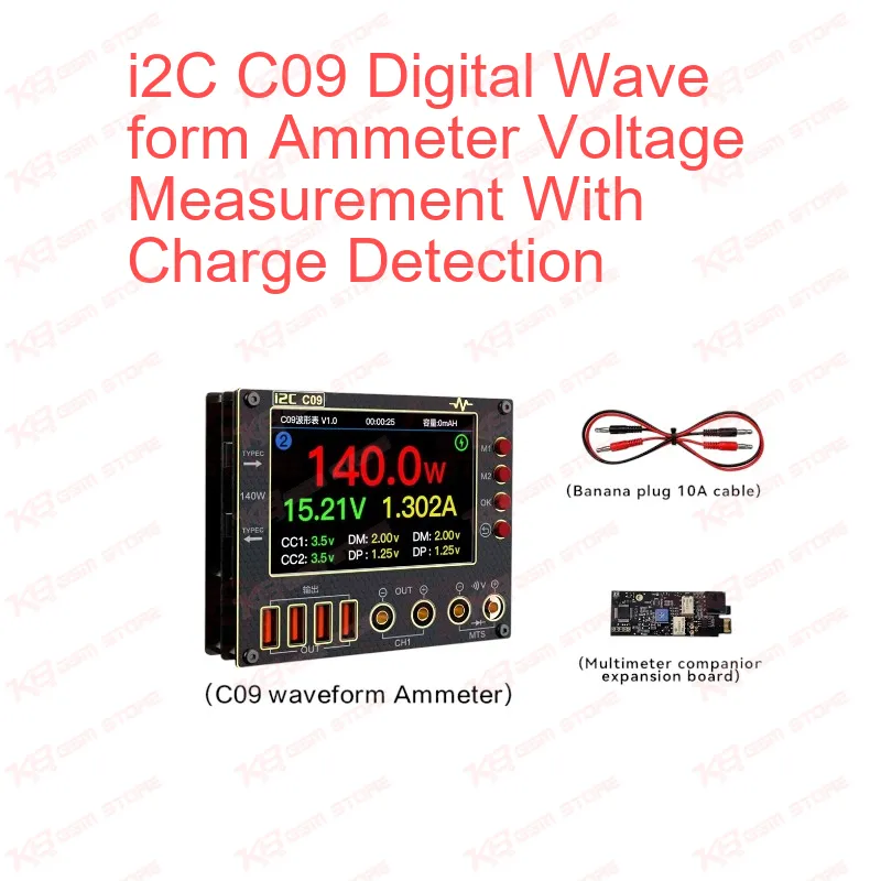 i2C C09 Digital Waveform Ammeter Voltage Measurement With Charge Detection