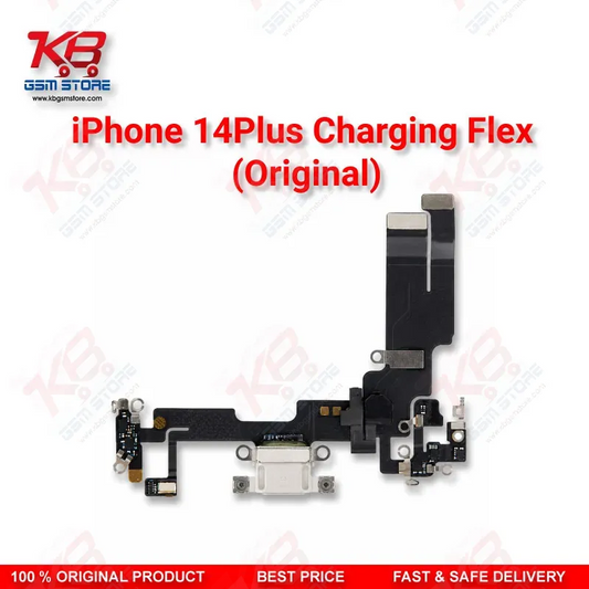 iPhone 14 Plus Original Charging Flex Cable – Lightning Port Dock Connector Replacement