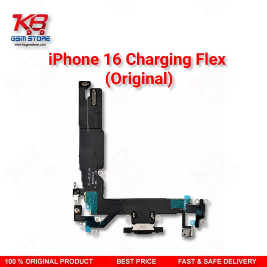 iPhone 16 Original Charging Port Flex Cable – USB-C Dock Connector Assembly Replacement