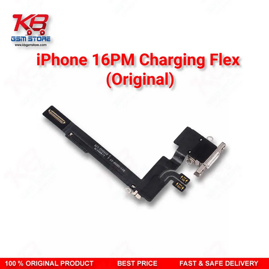 iPhone 16 Pro Max Charging Port Flex Cable (Original) – USB-C Connector PCB Board