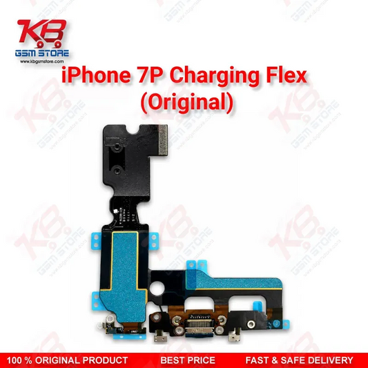 iPhone 7 Plus Charging Flex Cable Original — Lightning Port Dock Connector with Microphone and Antenna
