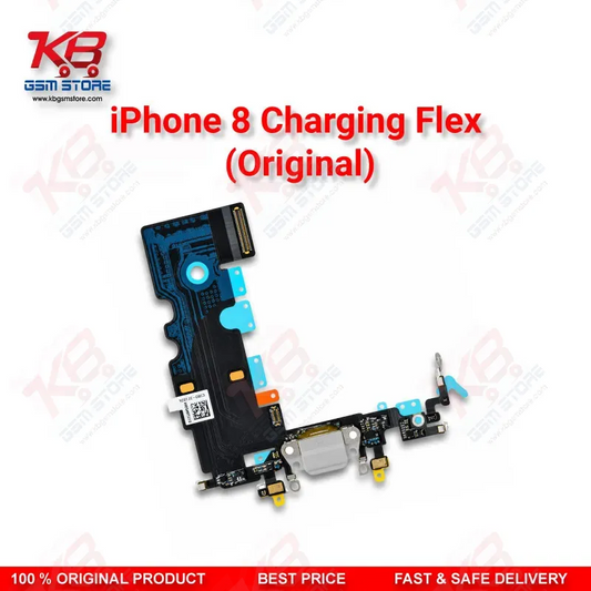 iPhone 8 Charging Flex Cable (Original) – Lightning Dock Connector with Microphone & Antenna