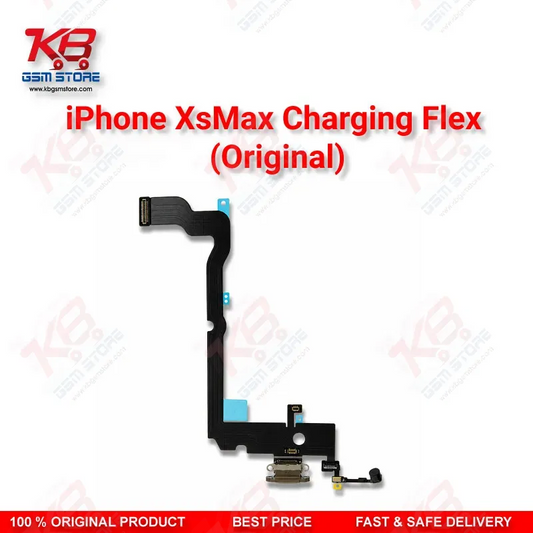 iPhone XS Max Original Charging Port Flex Cable – Lightning Dock Connector Assembly