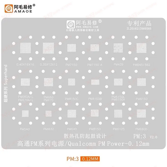 Power IC PM3 Stencil AMAOE