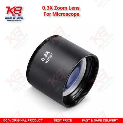 0.3X Zoom Lens For Microscope – 48mm Wide Field Barlow Lens