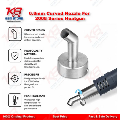 0.8mm Curved Nozzle For 2008 Series Heatgun