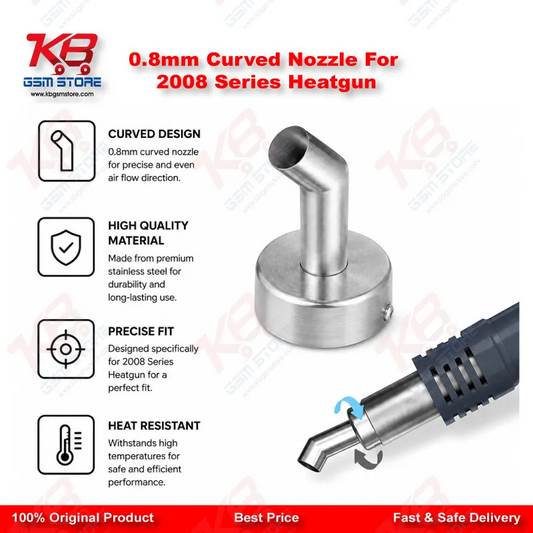 0.8mm Curved Nozzle For 2008 Series Heatgun