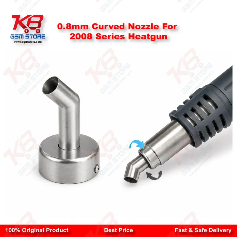 0.8mm Curved Nozzle For 2008 Series Heatgun