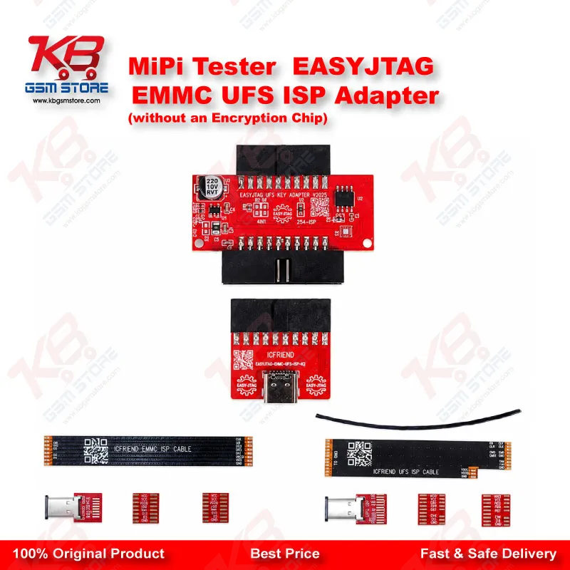 MiPi Tester EASYJTAG eMMC UFS ISP Adapter (Without Encryption Chip) – Pakistan