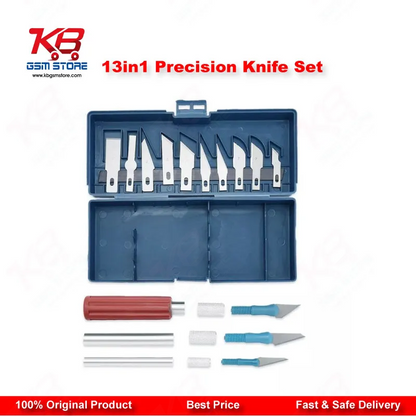 13in1 Precision Knife Set – Mobile Repair Cutting & Scraping Tool Kit