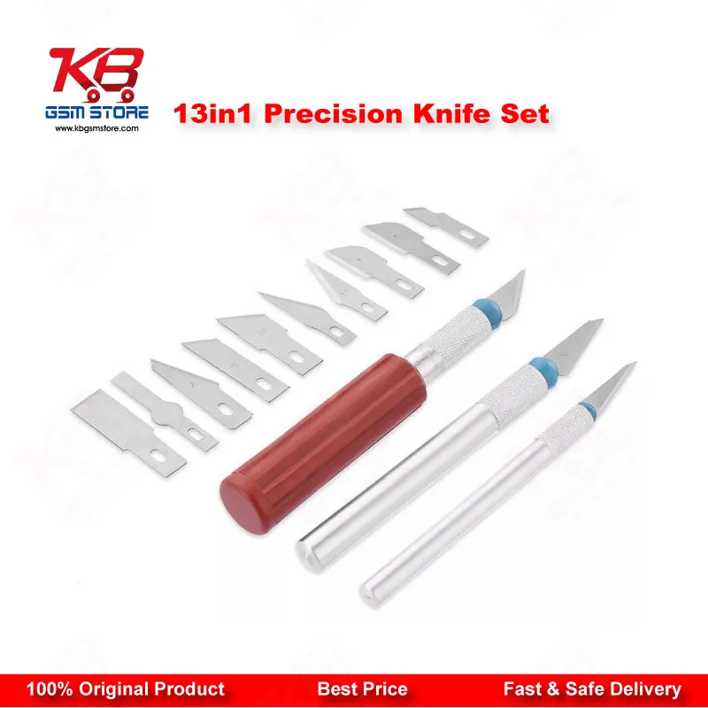 13in1 Precision Knife Set – Mobile Repair Cutting & Scraping Tool Kit