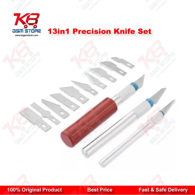 13in1 Precision Knife Set – Mobile Repair Cutting & Scraping Tool Kit