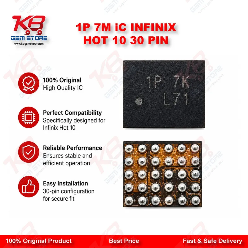 1P 7M iC INFINIX HOT 10 30 PIN
