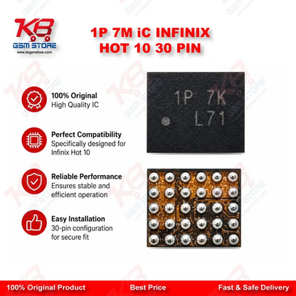 1P 7M iC INFINIX HOT 10 30 PIN