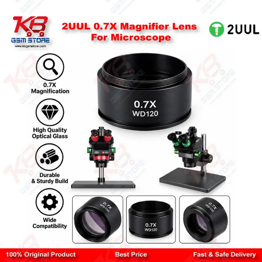 2UUL 0.7X Magnifier Lens For Microscope